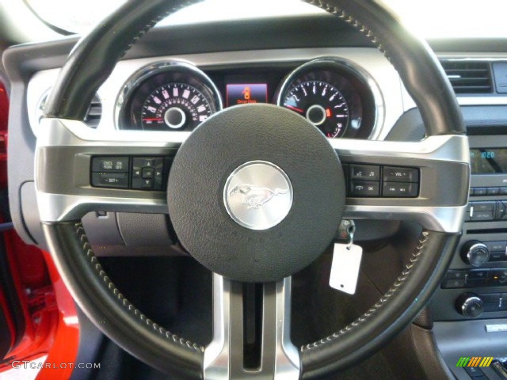 2014 Mustang V6 Premium Convertible - Race Red / Charcoal Black photo #18