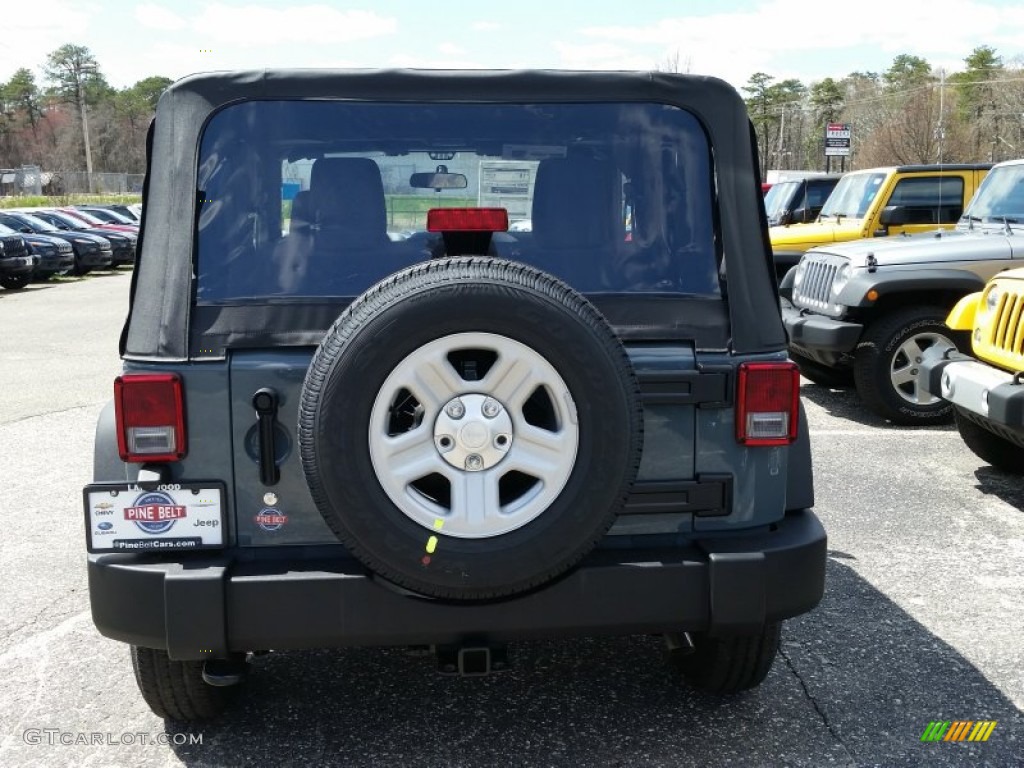 2015 Wrangler Sport 4x4 - Anvil / Black photo #5