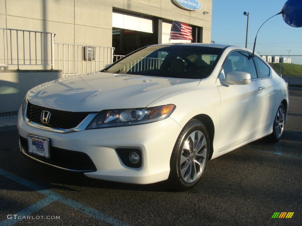 2013 Accord EX Coupe - White Orchid Pearl / Black/Ivory photo #1