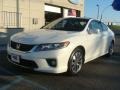 White Orchid Pearl 2013 Honda Accord EX Coupe