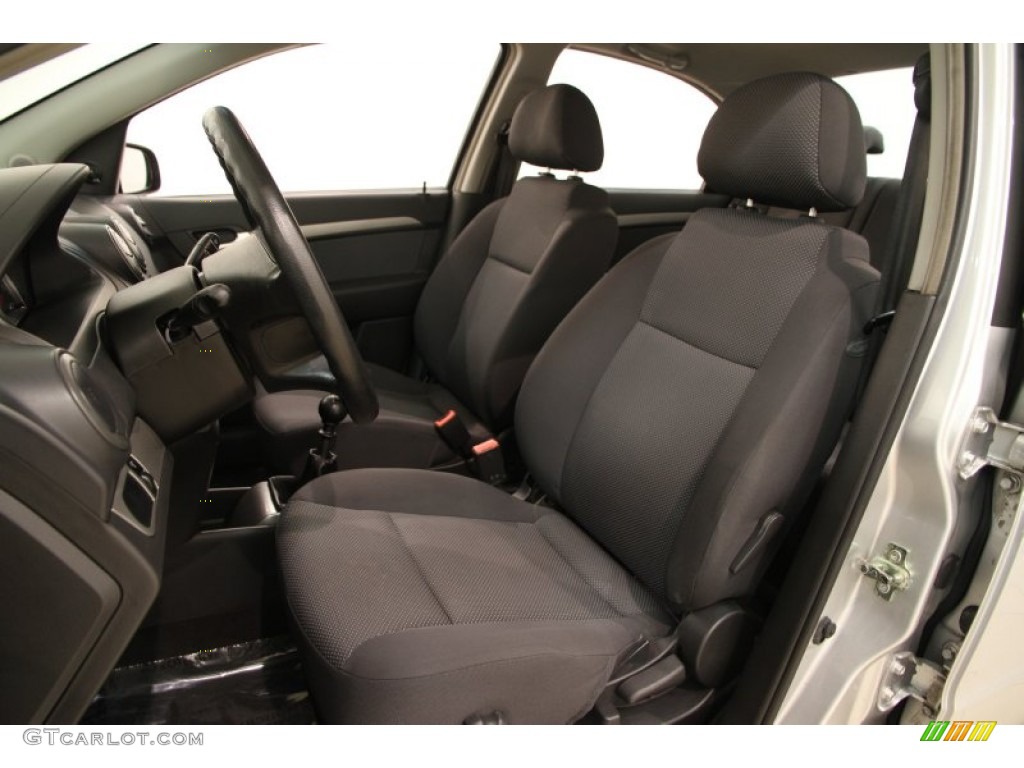 Charcoal Interior 2008 Chevrolet Aveo LS Sedan Photo #103406443