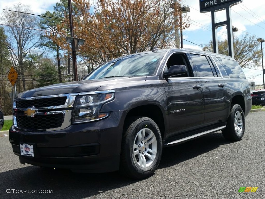 2015 Suburban LS 4WD - Tungsten Metallic / Jet Black photo #1