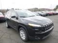 2015 Brilliant Black Crystal Pearl Jeep Cherokee Latitude 4x4  photo #8