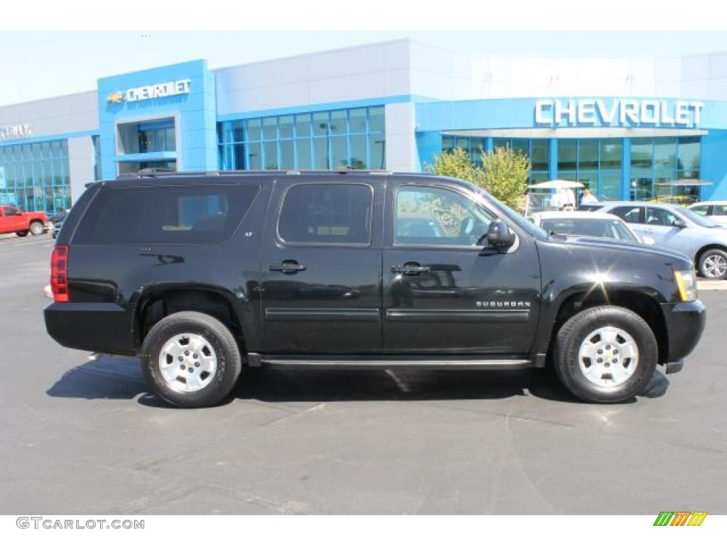 2013 Suburban LT 4x4 - Black / Ebony photo #1