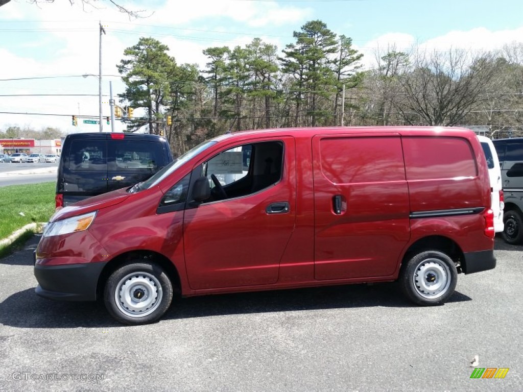 Furnace Red 2015 Chevrolet City Express LT Exterior Photo #103408063