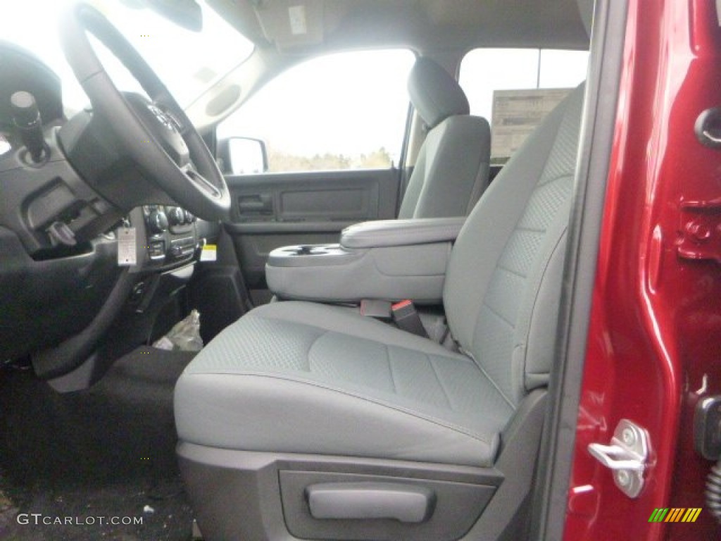 2015 1500 Express Crew Cab 4x4 - Deep Cherry Red Crystal Pearl / Black/Diesel Gray photo #14