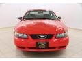 2004 Torch Red Ford Mustang V6 Coupe  photo #2