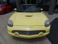 2002 Inspiration Yellow Ford Thunderbird Deluxe Roadster  photo #2