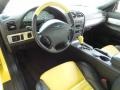 Inspiration Yellow 2002 Ford Thunderbird Deluxe Roadster Interior Color
