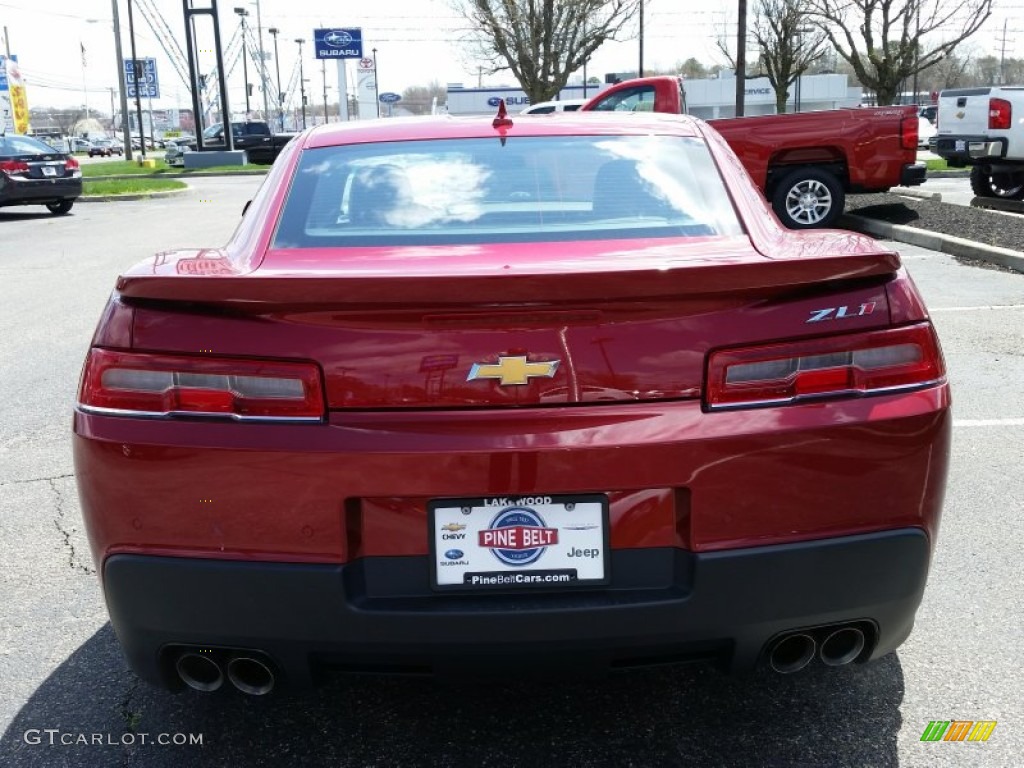 2015 Camaro ZL1 Coupe - Crystal Red Tintcoat / Black photo #5