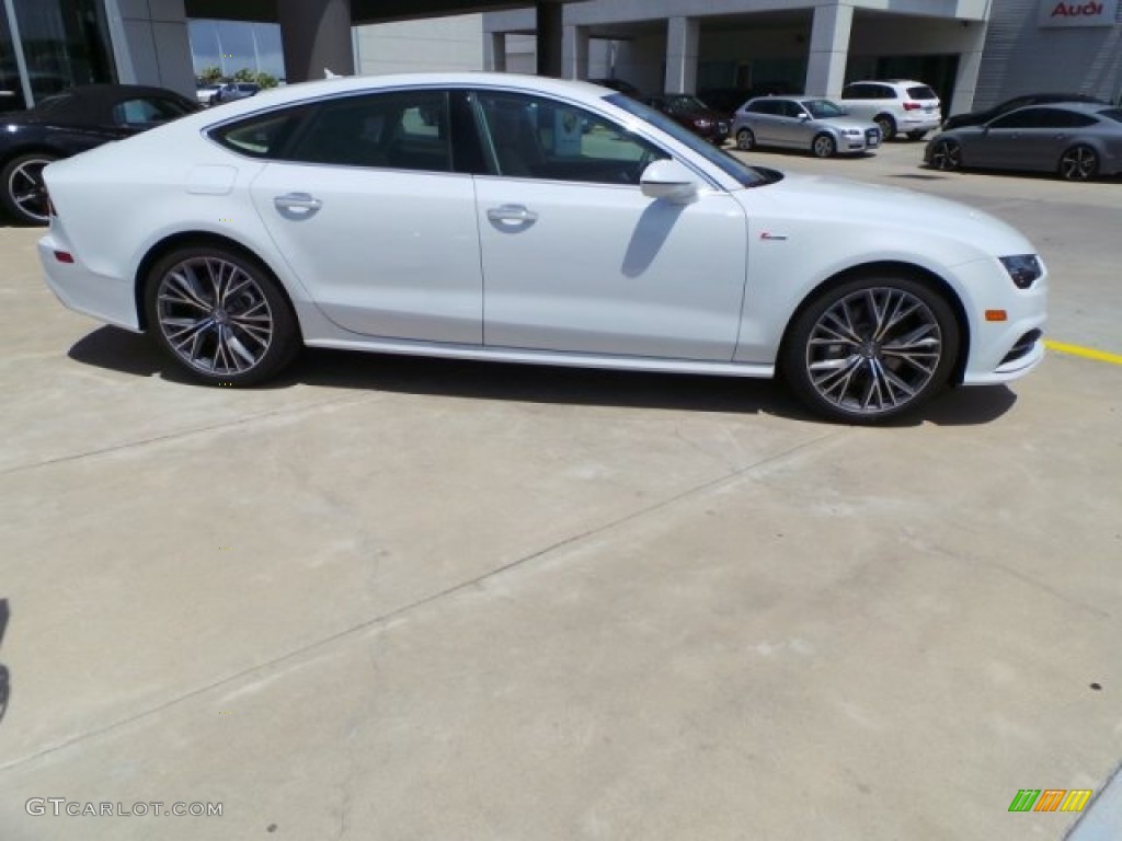 Glacier White Metallic 2016 Audi A7 3.0 TFSI Premium Plus quattro Exterior Photo #103410757