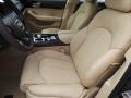 2015 Audi A8 Velvet Beige Interior Front Seat Photo