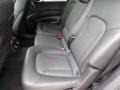 2015 Audi Q7 Black Interior Rear Seat Photo