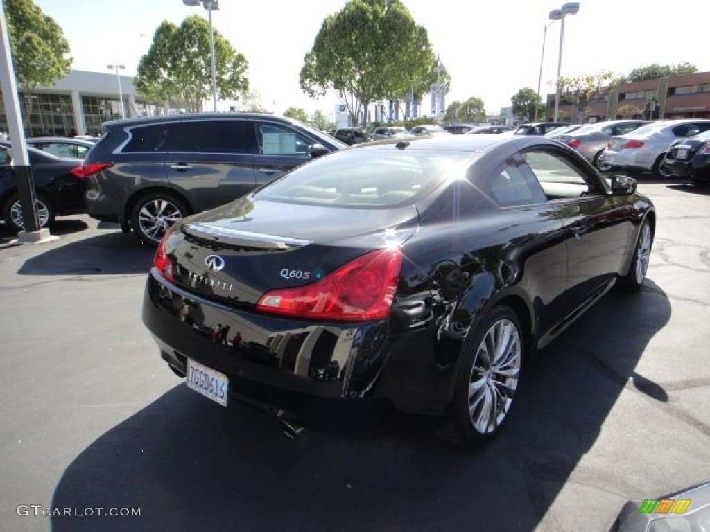 2014 Q60 S Coupe - Black Obsidian / Graphite photo #5