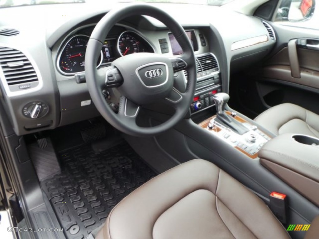 Espresso Interior 2015 Audi Q7 3.0 TDI Premium Plus quattro Photo #103415620