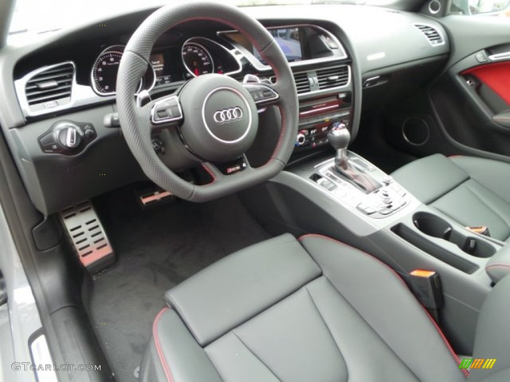 Exclusive Black/Red Interior 2015 Audi RS 5 Coupe quattro Photo #103416224