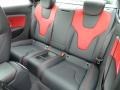 2015 Audi RS 5 Exclusive Black/Red Interior Rear Seat Photo