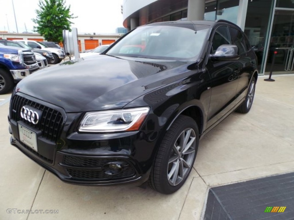 Mythos Black Metallic 2015 Audi Q5 3.0 TDI Prestige quattro Exterior Photo #103416676