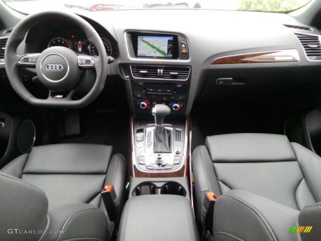 2015 Audi Q5 3.0 TDI Prestige quattro Black Dashboard Photo #103417048