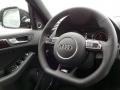 Black 2015 Audi Q5 3.0 TDI Prestige quattro Steering Wheel