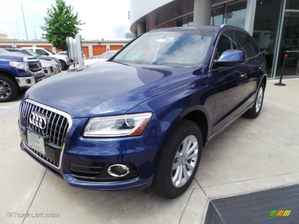 Scuba Blue Metallic 2015 Audi Q5 2.0 TFSI Premium Plus quattro Exterior Photo #103417927