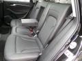 2015 Audi Q5 Black Interior Rear Seat Photo