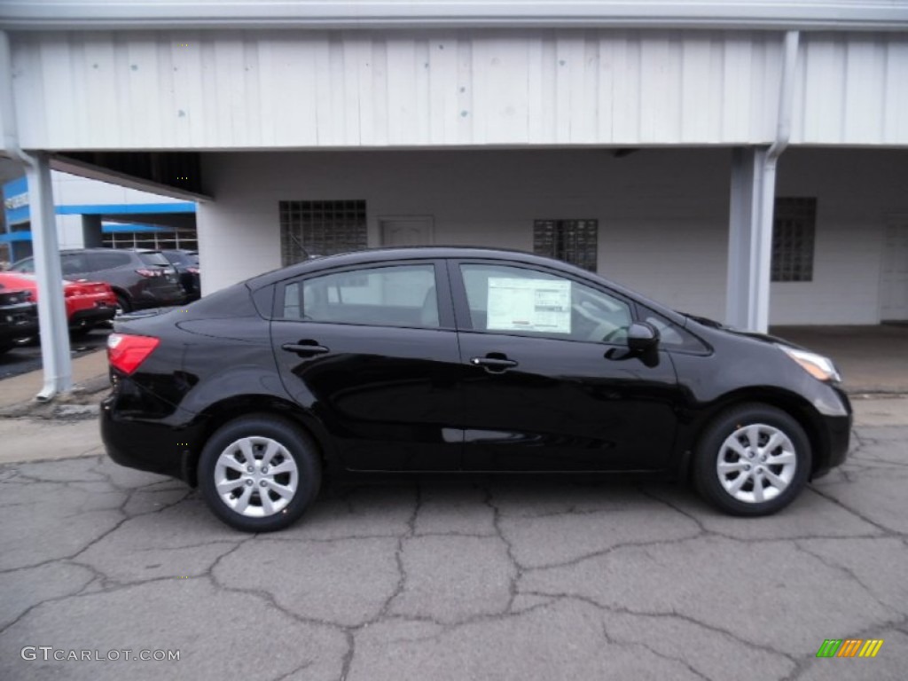 2015 Aurora Black Kia Rio Lx 103398329 Gtcarlot Com Car