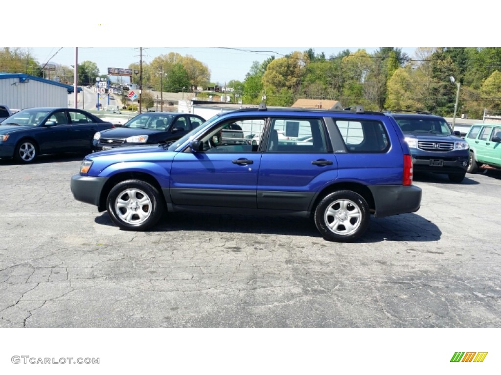 Pacifica Blue Pearl 2004 Subaru Forester 2.5 X Exterior Photo #103422313
