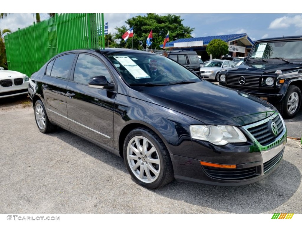 Deep Black 2006 Volkswagen Passat 2.0T Sedan Exterior Photo #103422685