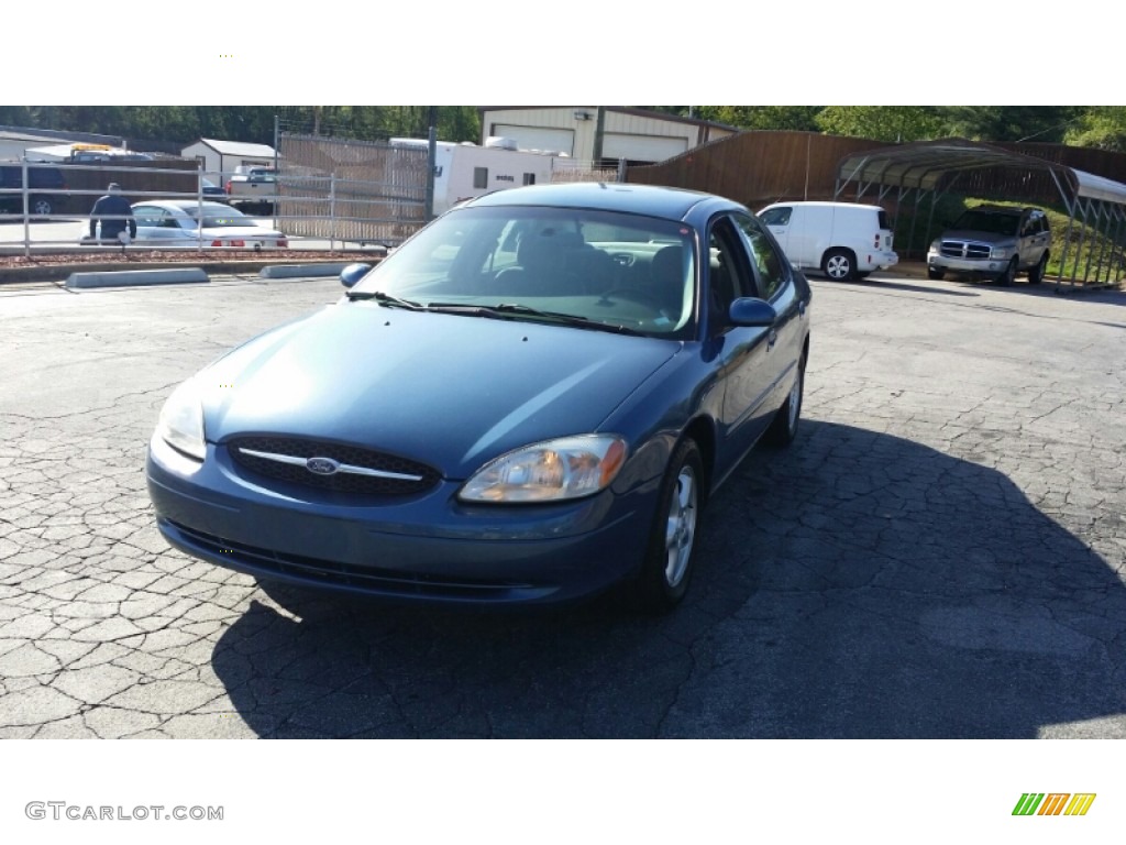 2002 Taurus SE - Blue Metallic / Medium Graphite photo #1