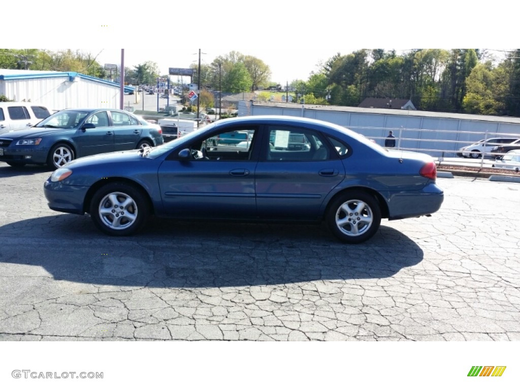 2002 Taurus SE - Blue Metallic / Medium Graphite photo #2