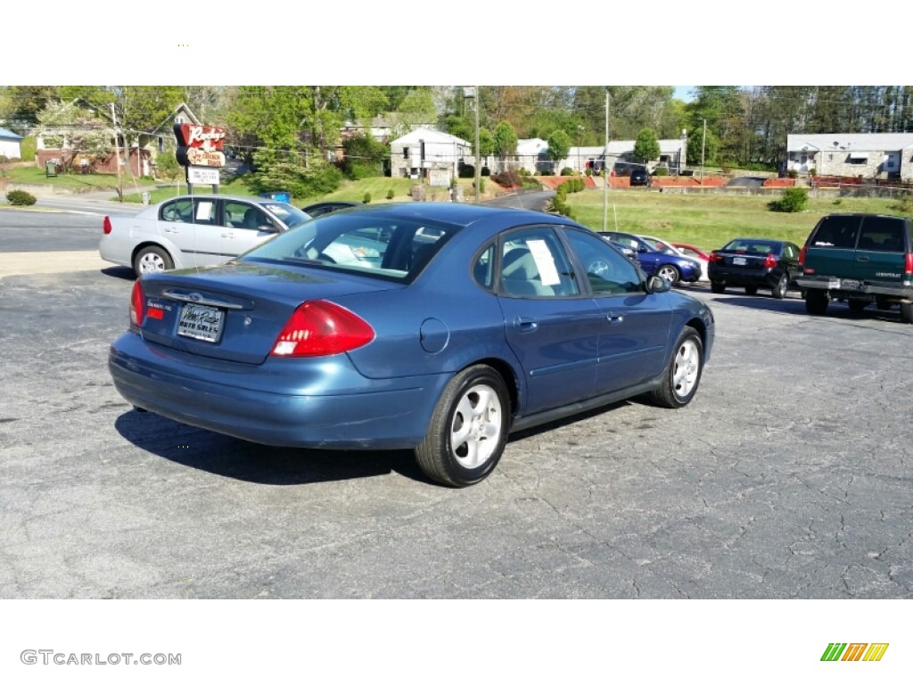 2002 Taurus SE - Blue Metallic / Medium Graphite photo #5