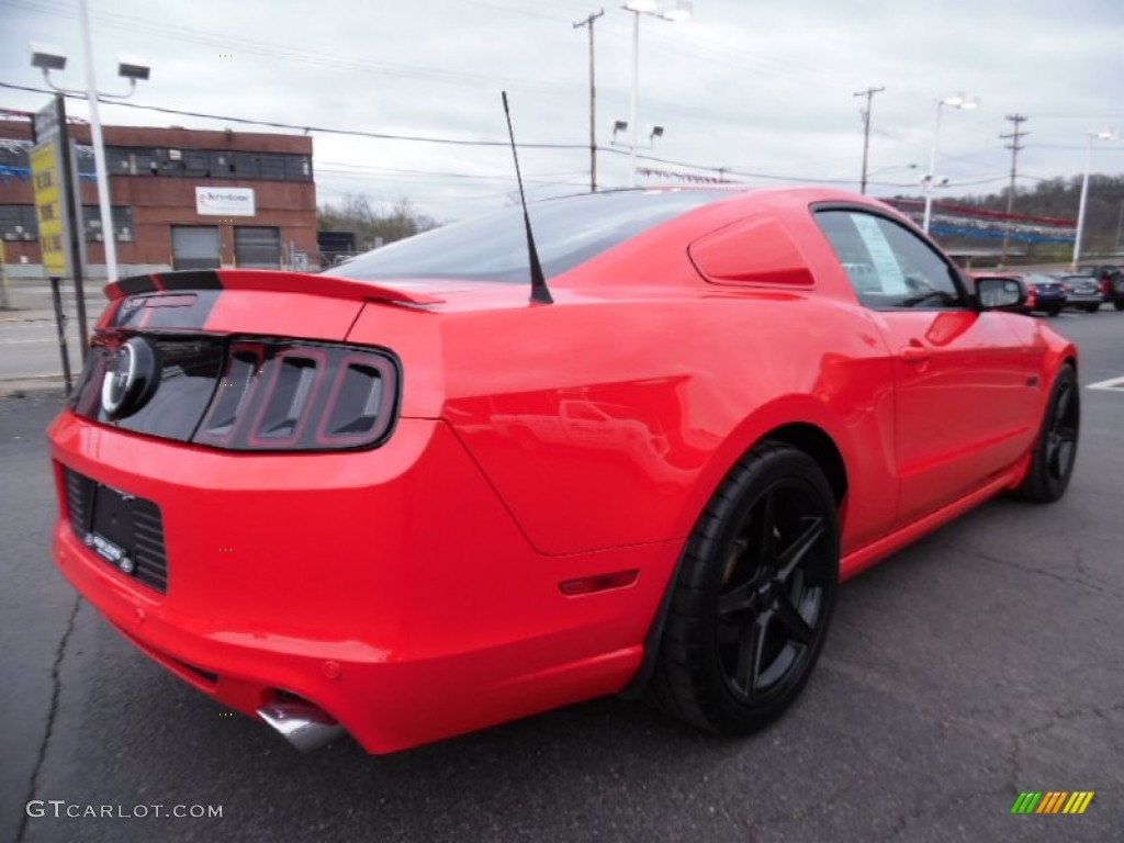 2014 Mustang GT Premium Coupe - Race Red / Charcoal Black photo #3