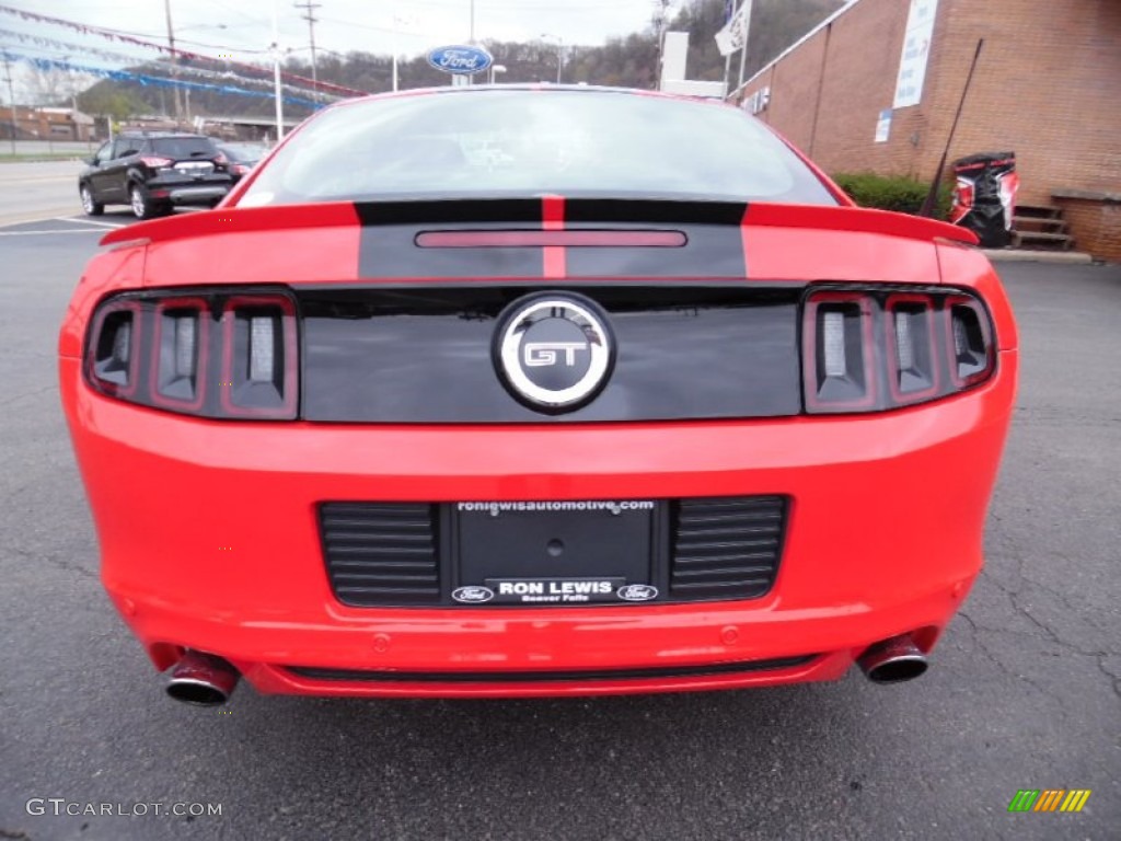 2014 Mustang GT Premium Coupe - Race Red / Charcoal Black photo #4
