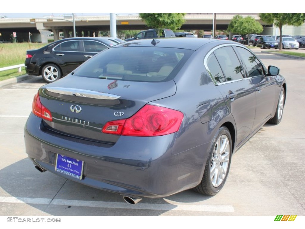 2011 G 37 Journey Sedan - Graphite Shadow / Stone photo #7