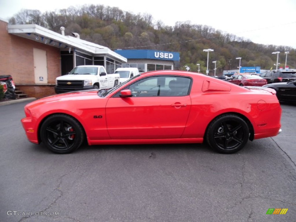2014 Mustang GT Premium Coupe - Race Red / Charcoal Black photo #6