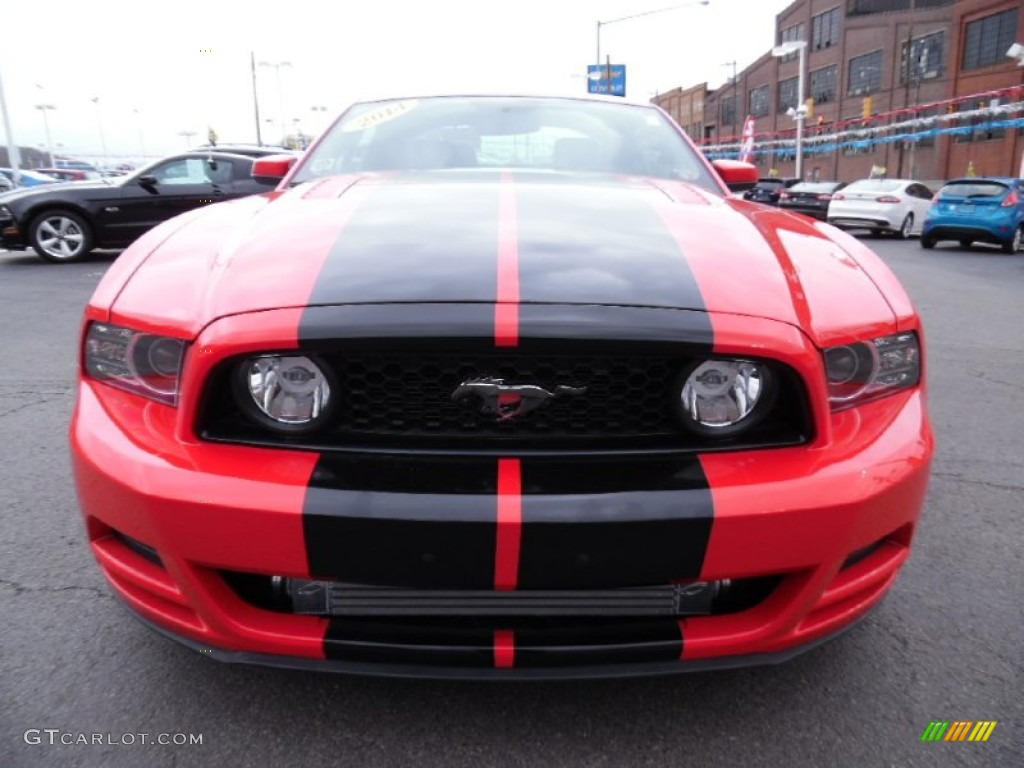 2014 Mustang GT Premium Coupe - Race Red / Charcoal Black photo #8