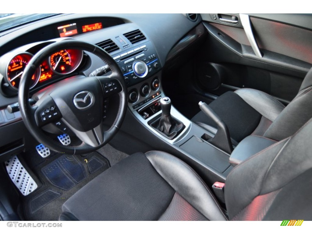 Black Red Interior 2010 Mazda Mazda3 Mazdaspeed3 Sport 5