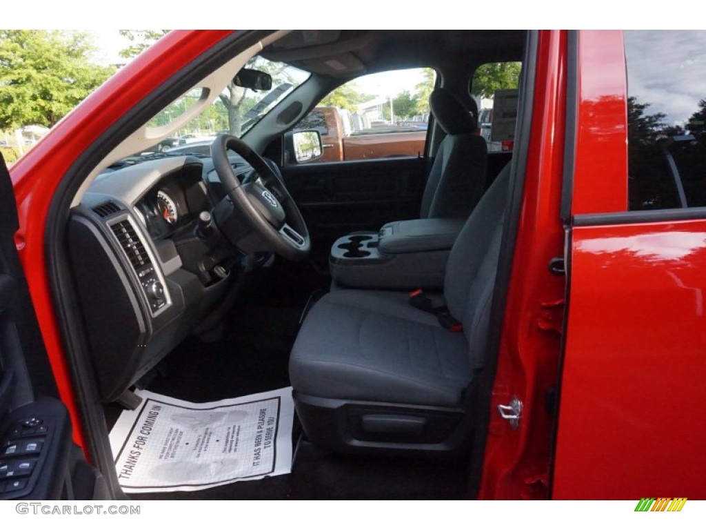 2015 1500 Express Crew Cab - Flame Red / Black/Diesel Gray photo #7