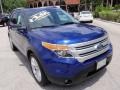 2014 Deep Impact Blue Ford Explorer XLT  photo #2