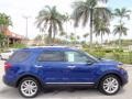 2014 Deep Impact Blue Ford Explorer XLT  photo #5