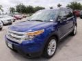 2014 Deep Impact Blue Ford Explorer XLT  photo #13