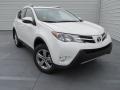 Super White 2015 Toyota RAV4 XLE Exterior