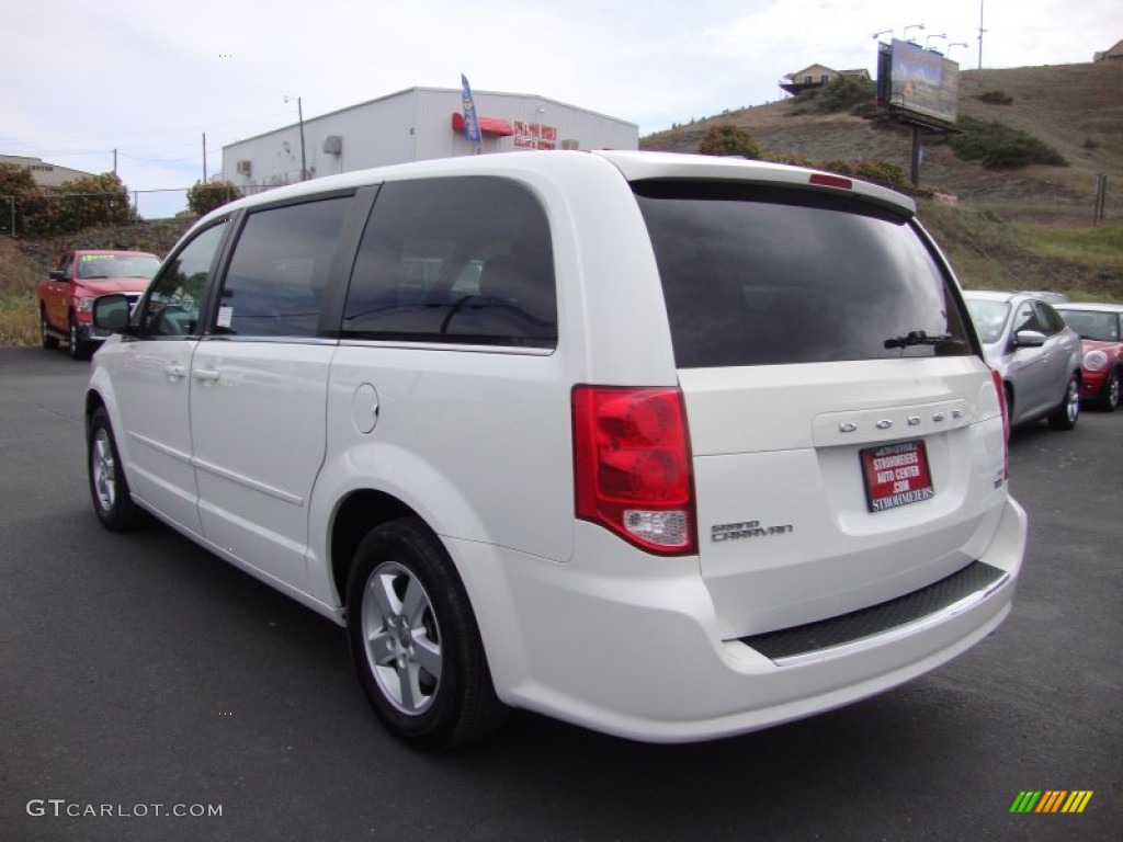 2012 Grand Caravan Crew - Stone White / Black/Light Graystone photo #5