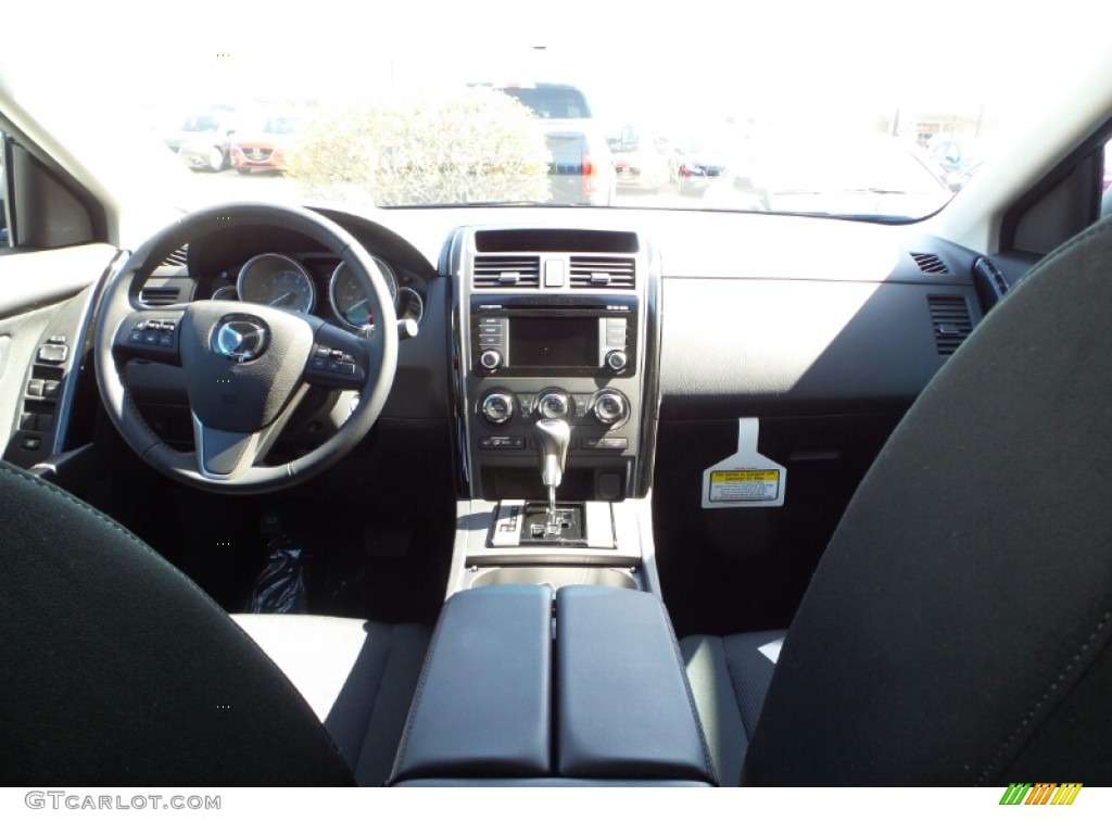 2015 Mazda CX-9 Sport AWD Black Dashboard Photo #103431397