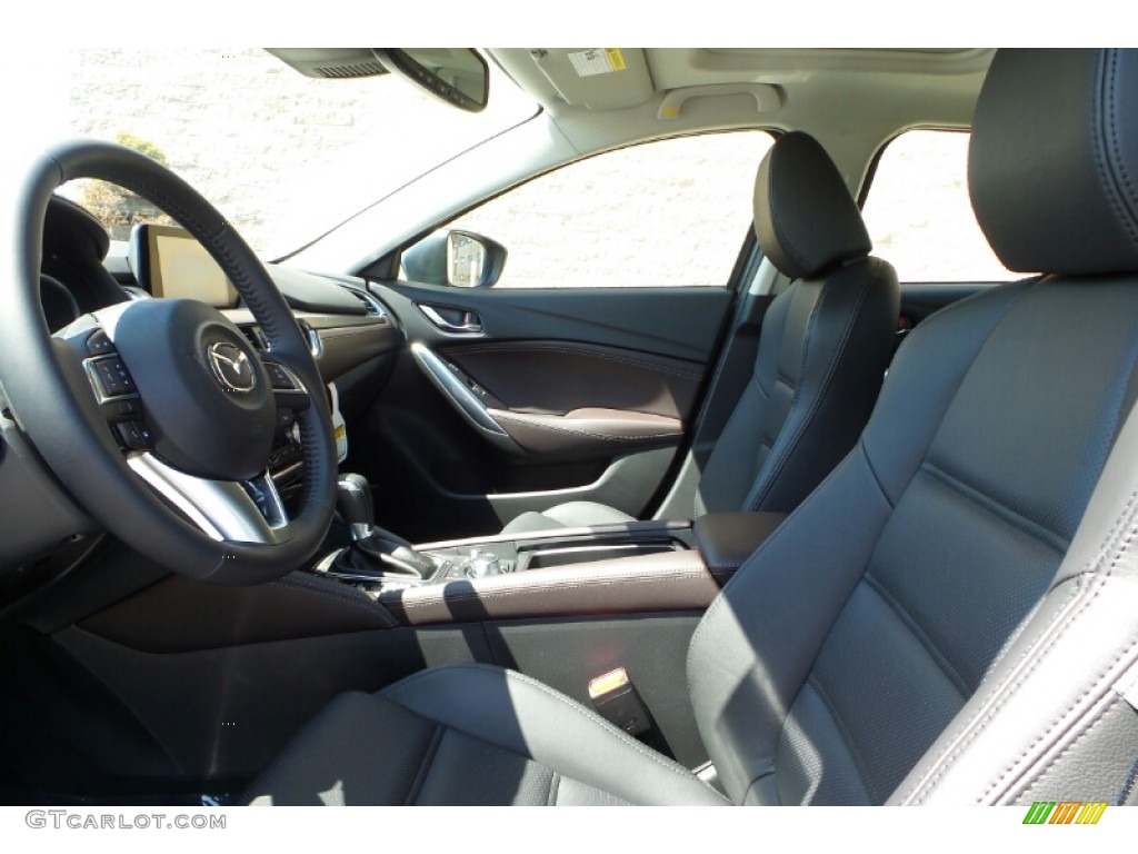 Black Interior 2016 Mazda Mazda6 Grand Touring Photo #103431706