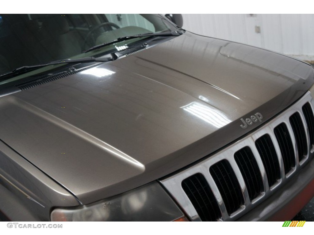 2000 Grand Cherokee Laredo 4x4 - Taupe Frost Metallic / Agate photo #38