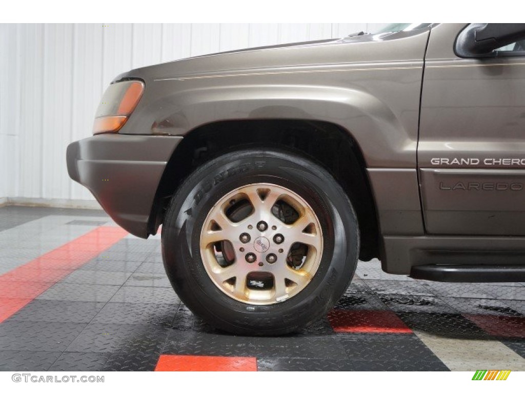 2000 Grand Cherokee Laredo 4x4 - Taupe Frost Metallic / Agate photo #61