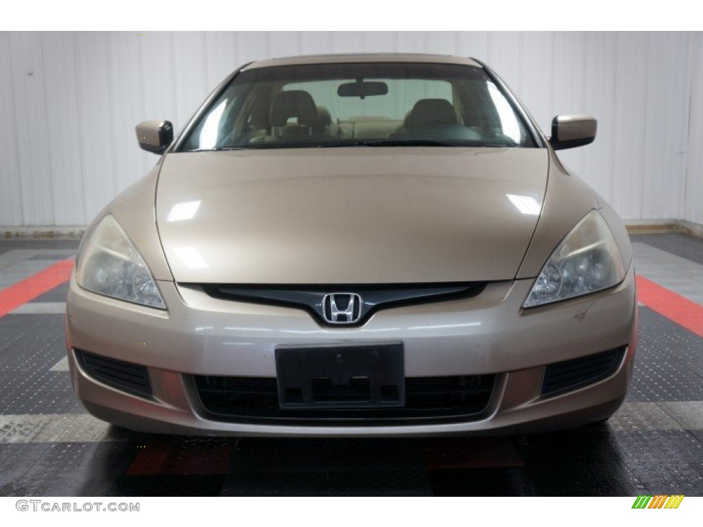 2003 Accord EX V6 Coupe - Desert Mist Metallic / Ivory photo #4