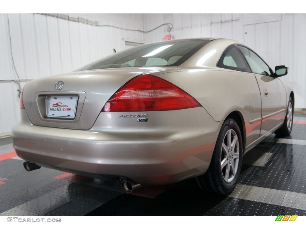 2003 Accord EX V6 Coupe - Desert Mist Metallic / Ivory photo #8